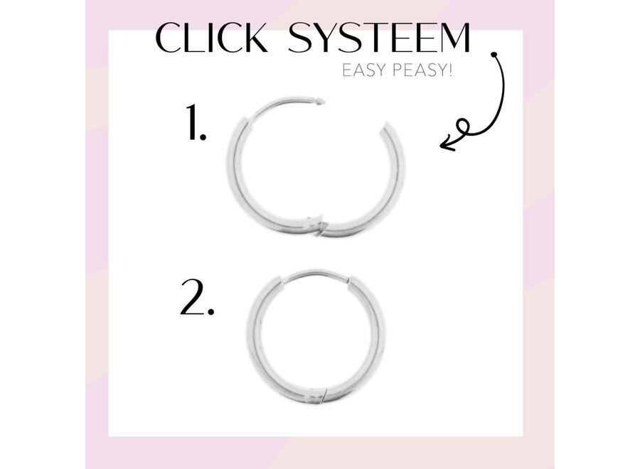 First Love Hoop Silver