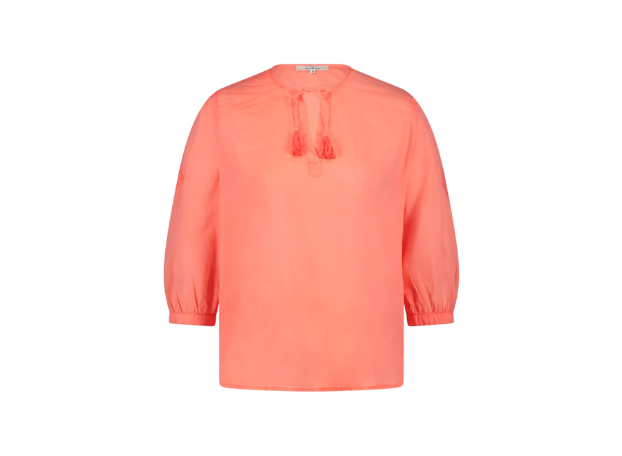 Heather Blouse  Papaya punch