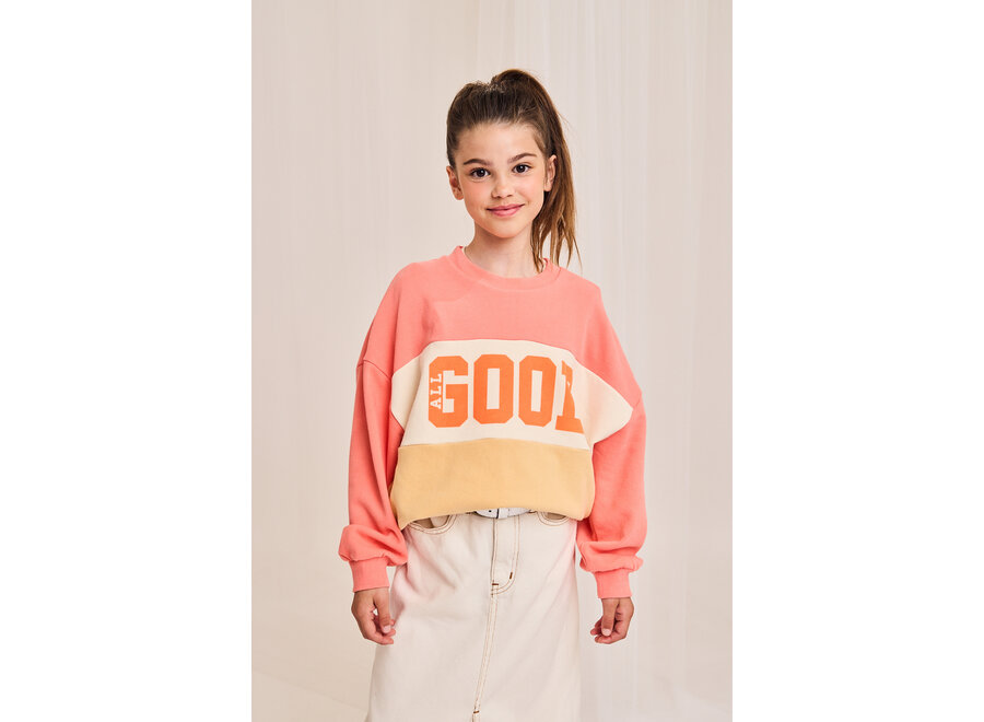 Letta Sweater BlockCoral