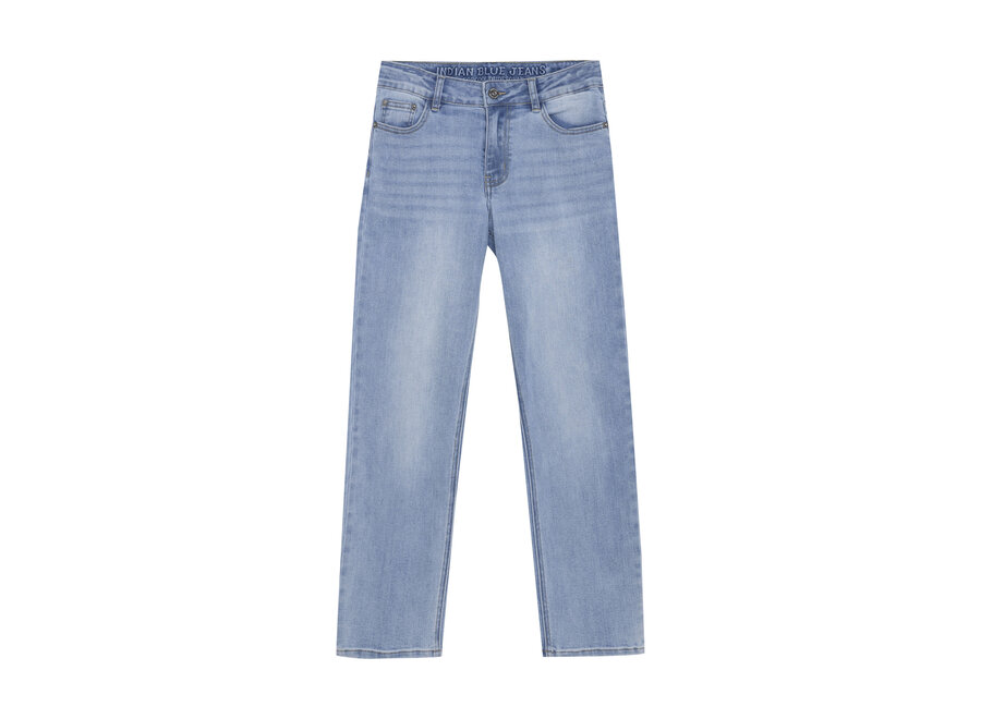 2650 Wide Loose Used Denim  Light Denim Blue