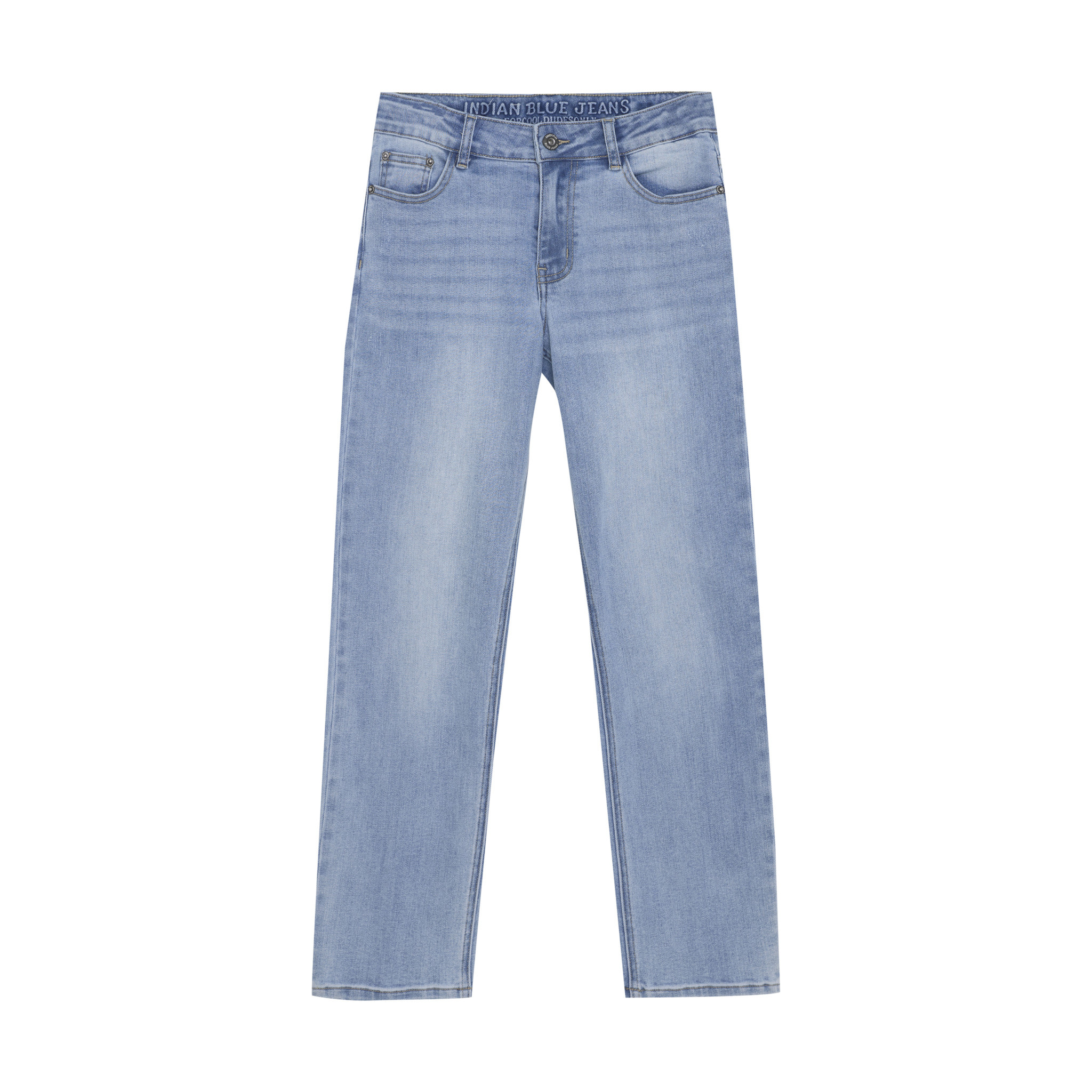 2650 Wide Loose Used Denim Light Denim Blue