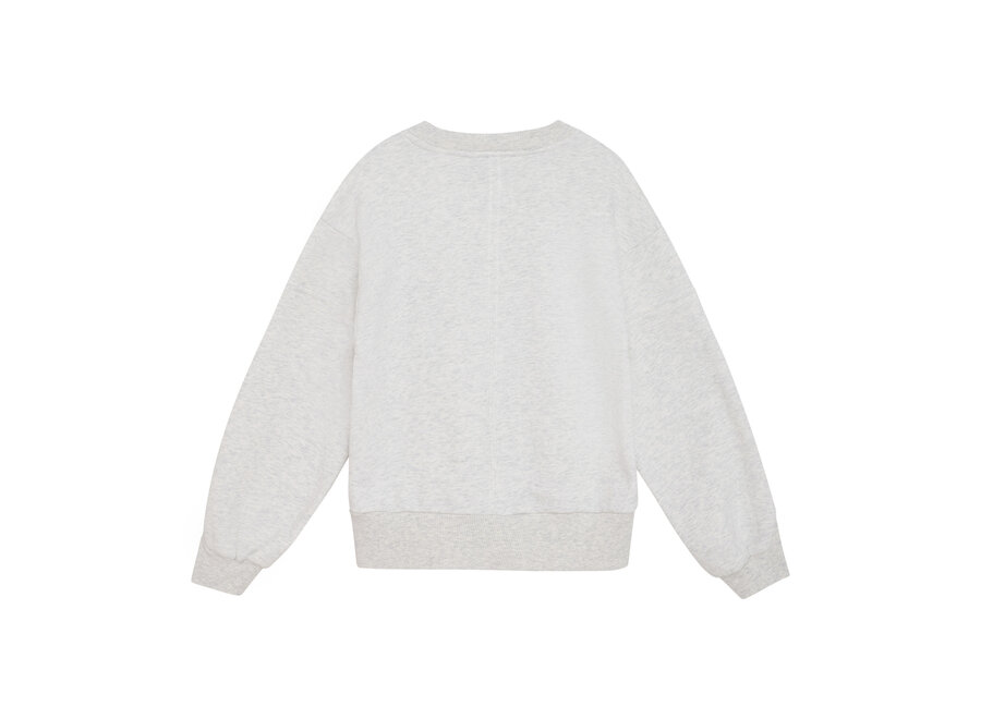 Sweater Melange Grey
