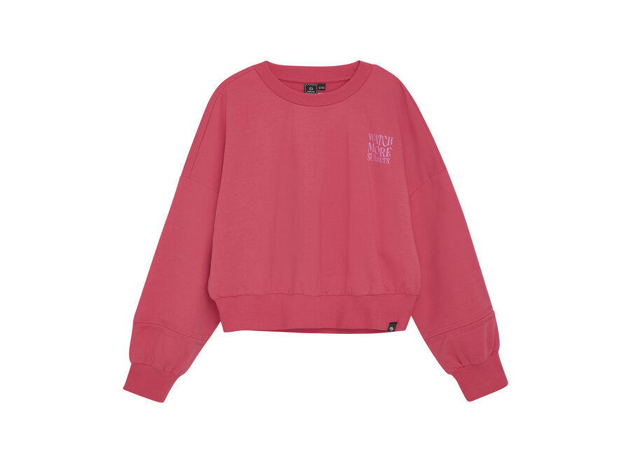 Loose Fit Sweat Backprint Azalea