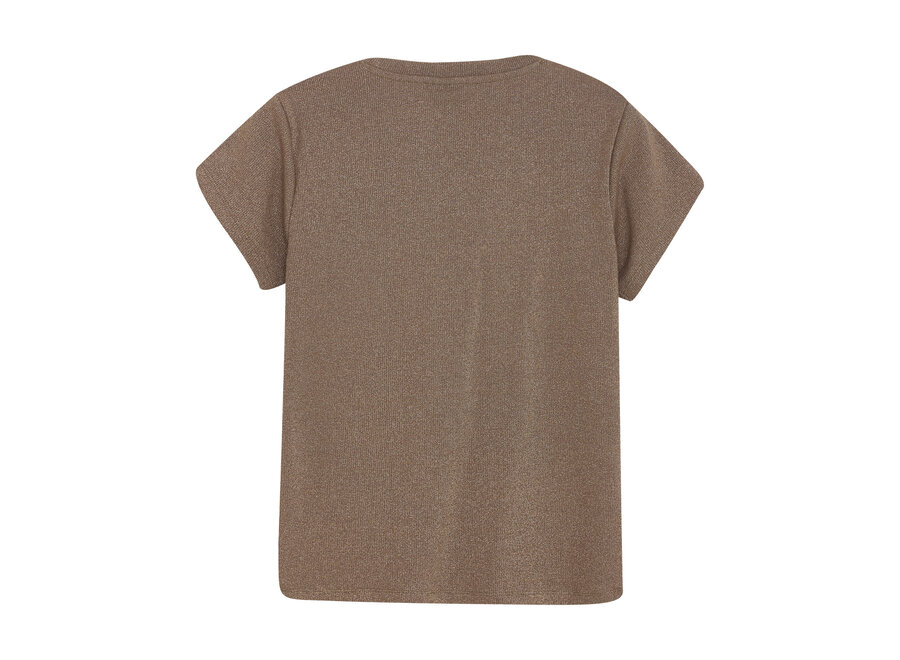 T-shirt Glitter IB Cocoa Brown