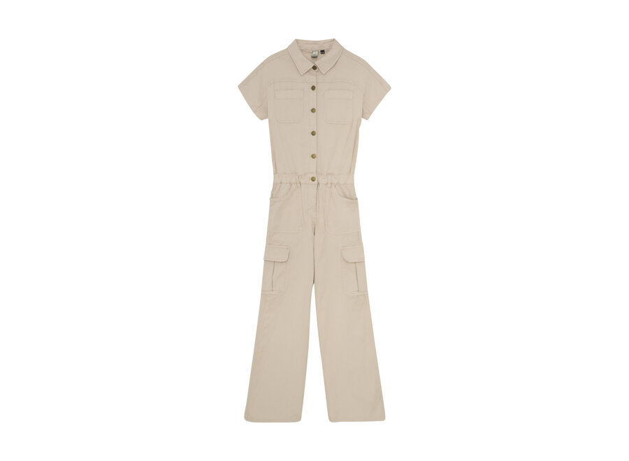 Jumpsuit Cargo Wide Fit Sandshell