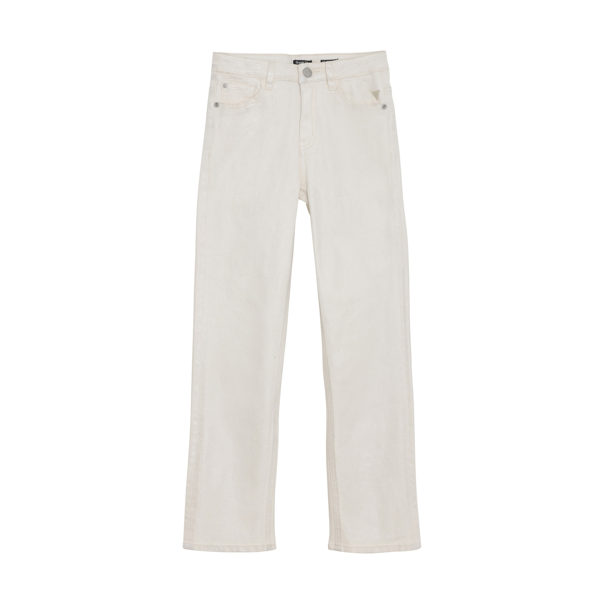 2160 Straight Fit White Silver Silver