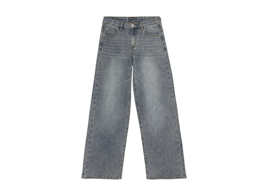 2124 Wide Fit Used Denim   Damaged Light Denim
