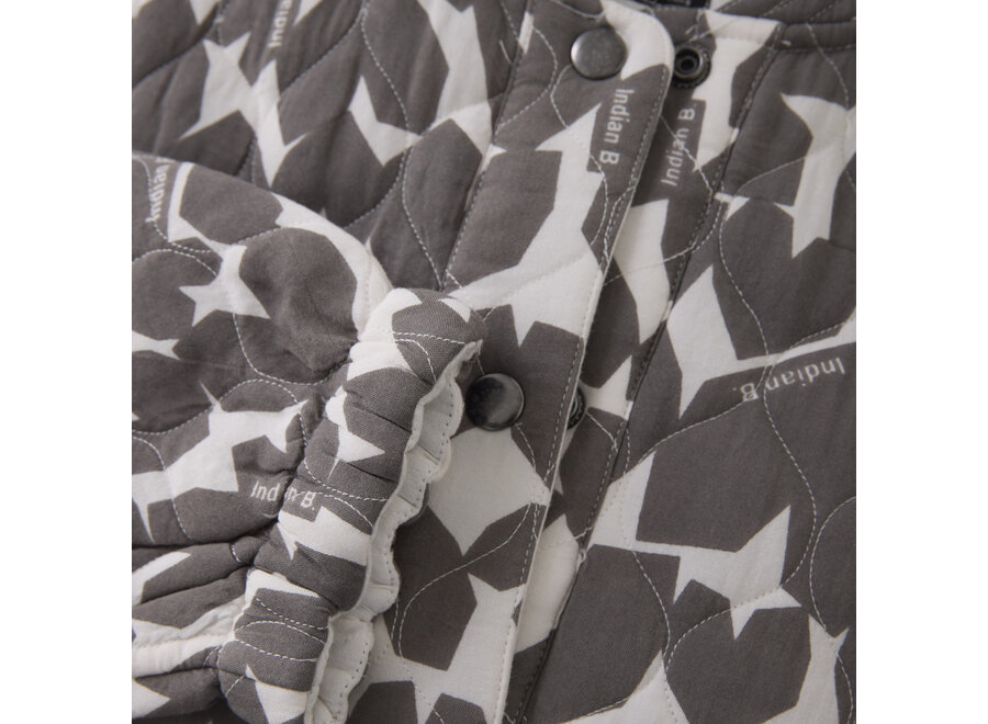 Reversible Fancy Jacket Charcoal Gray