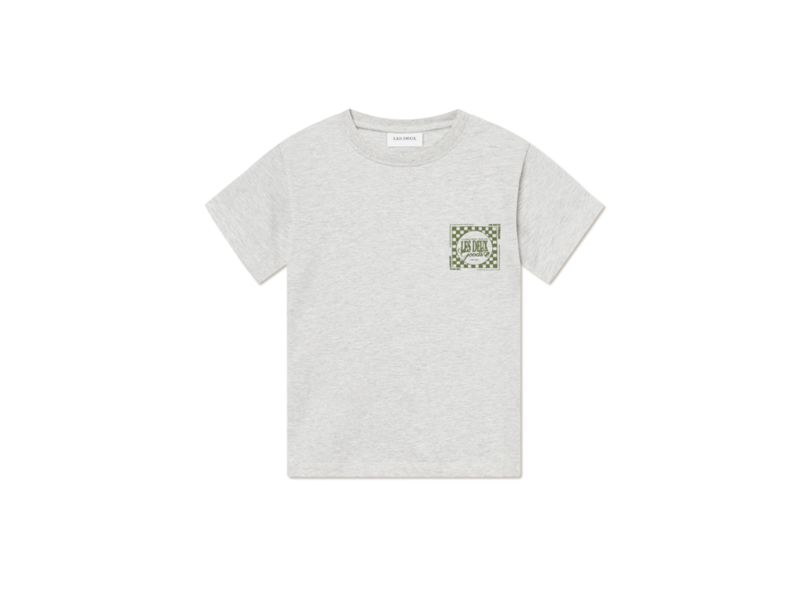 Goods T-Shirt Snow Melange/Chive Green