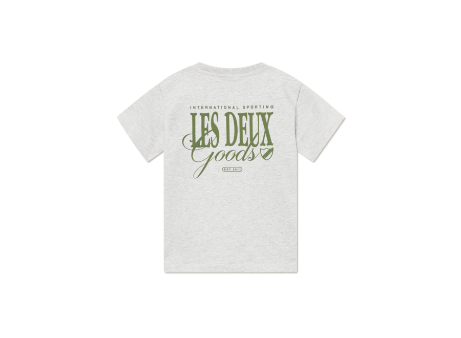 Goods T-Shirt Snow Melange/Chive Green