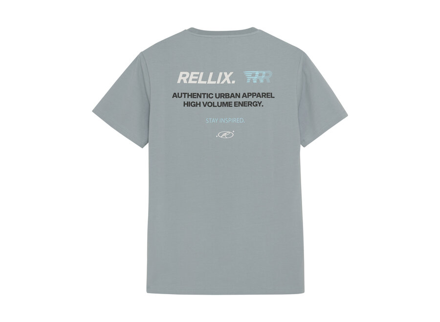 T-shirt RLX Backprint Ash Turquoise
