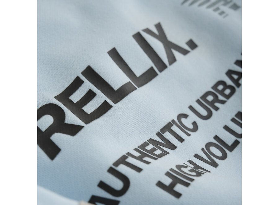 Sweater Rellix Backprint Frosty Blue