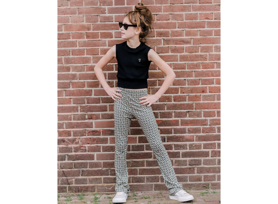 Pants Flair grafic black&white