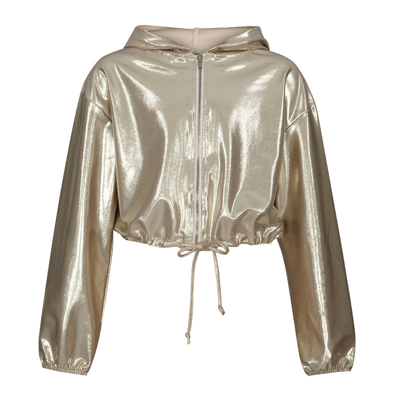 Jacket Holly shiny silver
