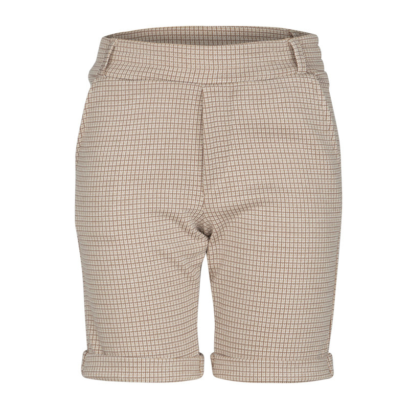 Short Thijs check sand