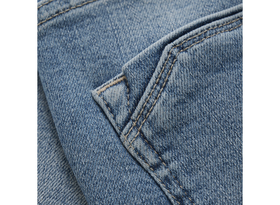 Denim Shorts Medium Blue  Damaged Medium Denim