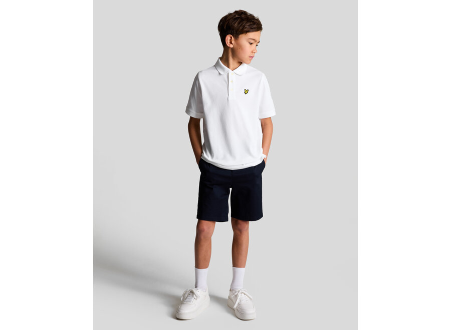 Plain Polo Shirt SPB2000V 626 White