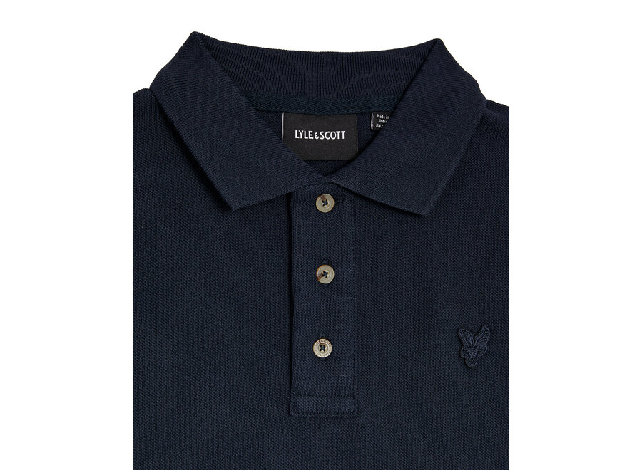 Linen Polo Shirt Z271 Dark Navy