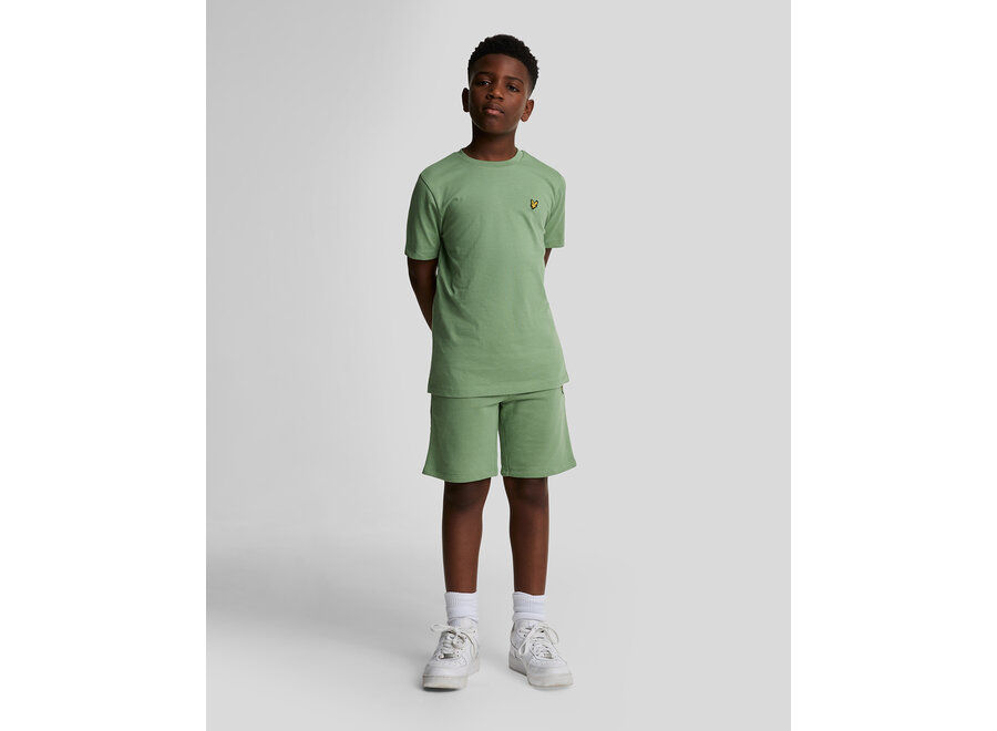 Plain T-shirt X576 Smoke Green