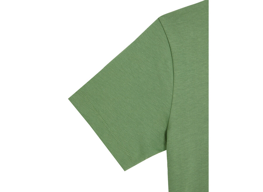 Plain T-shirt X576 Smoke Green