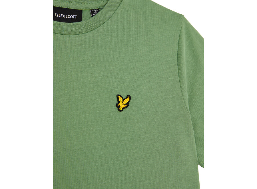 Plain T-shirt X576 Smoke Green