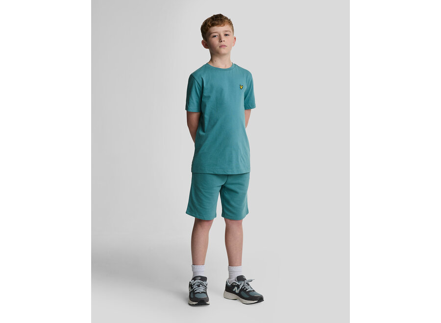 Plain T-shirt X579 Blue Storm