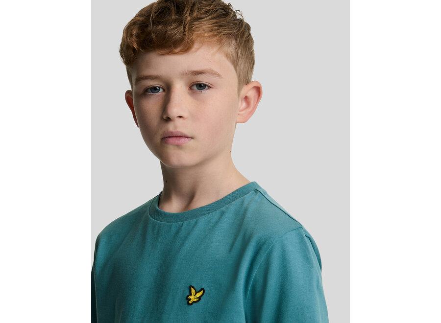 Plain T-shirt X579 Blue Storm