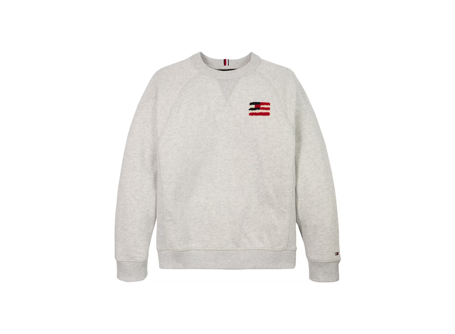 Hilfiger Flag Relaxe   Snow White Heather