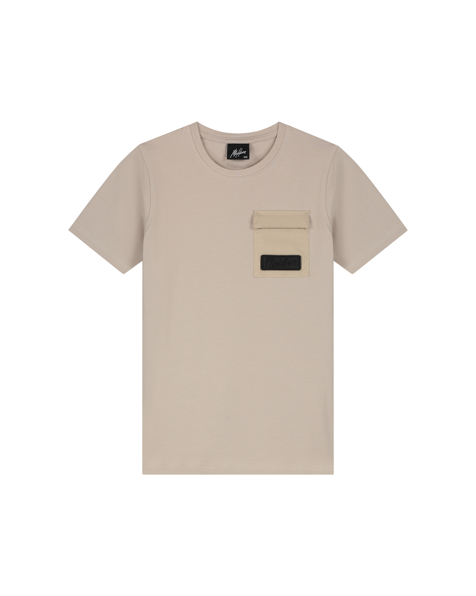 Nylon Pocket T-Shirt Taupe