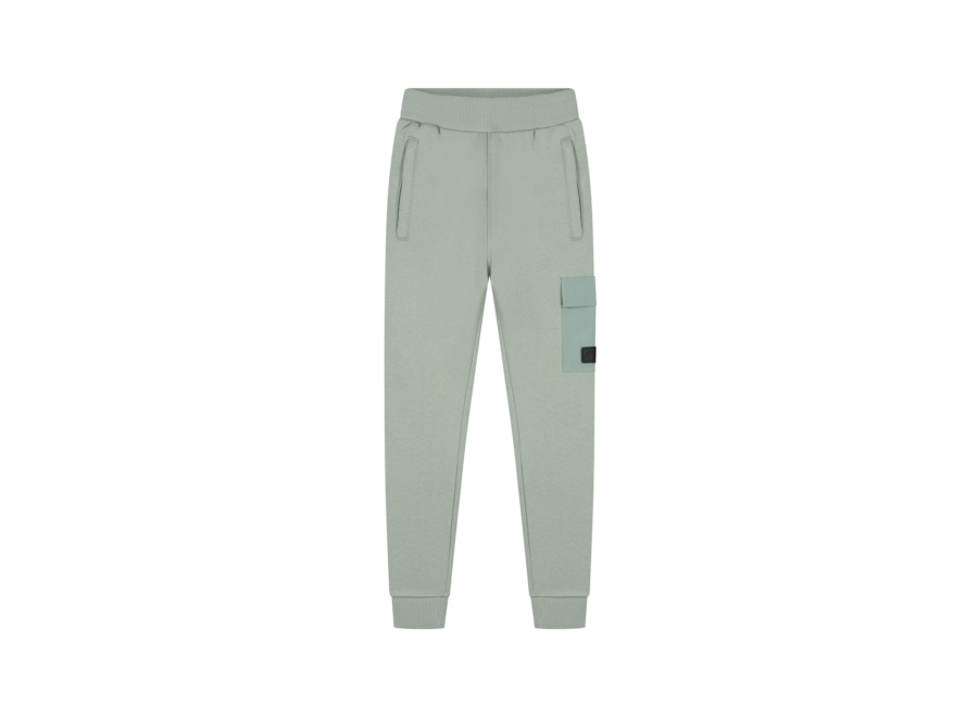 Nylon Pocket Sweatpants Agave Green