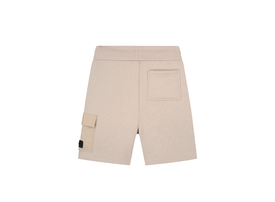Nylon Pocket Shorts Taupe