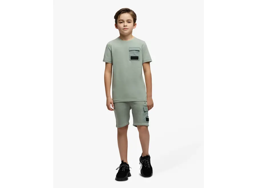 Nylon Pocket Shorts Agave Green