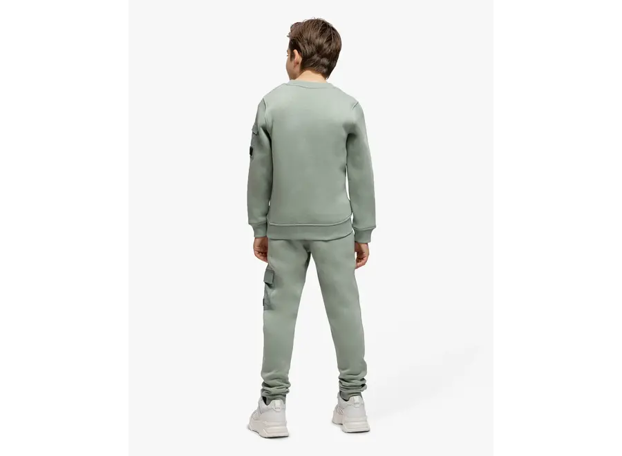 Nylon Pocket Sweatpants Agave Green