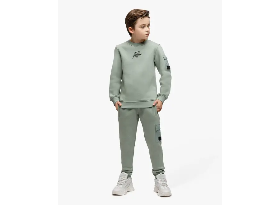 Nylon Pocket Sweatpants Agave Green