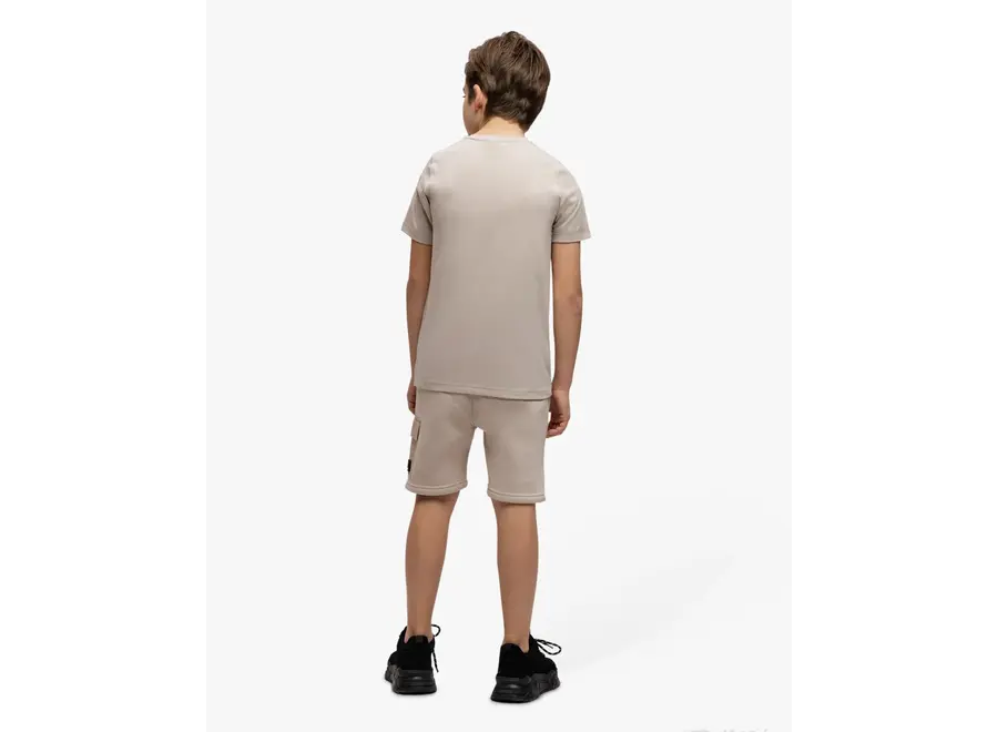 Nylon Pocket T-Shirt  Taupe