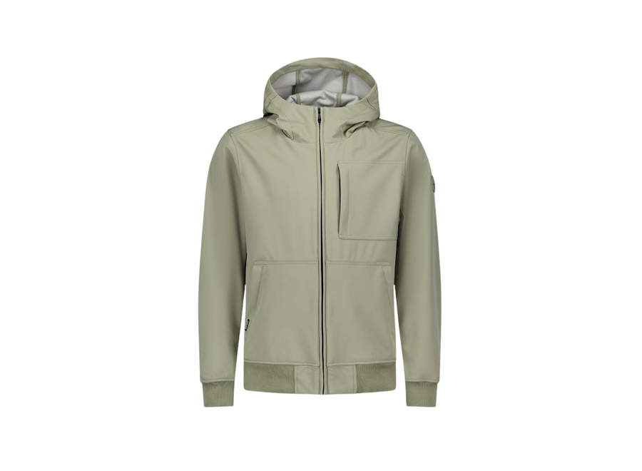 Softshell Jacket Chestpocket Laurel Oak