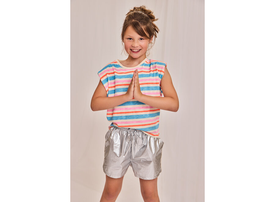 Lily Silver Shorts Silver