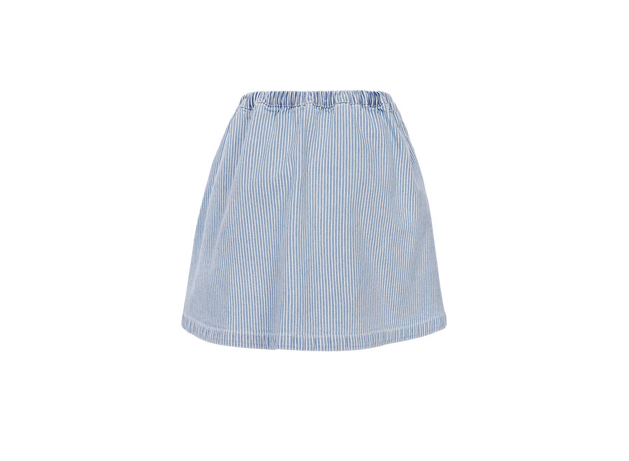 Little stretch denim Stripe skirt Denim Stripe