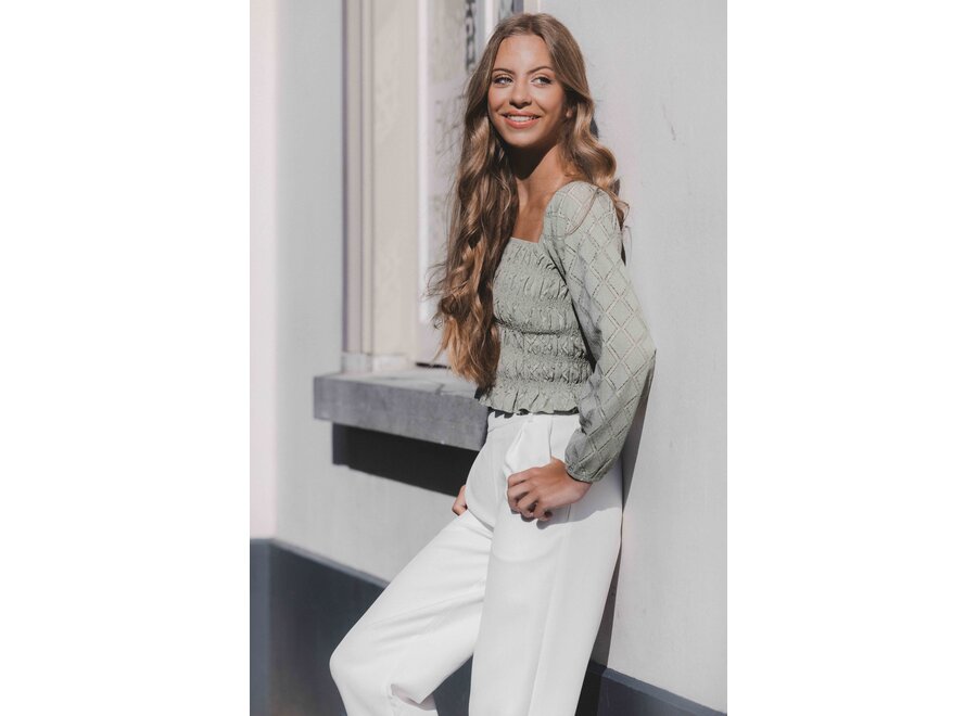10Sixteen Smock Top  Laurel