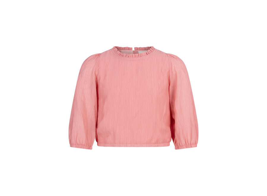 Top Alika Crinkle Vis Blushrose