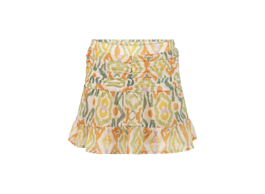 Skirt Izzy Ikat Pes Greenolive