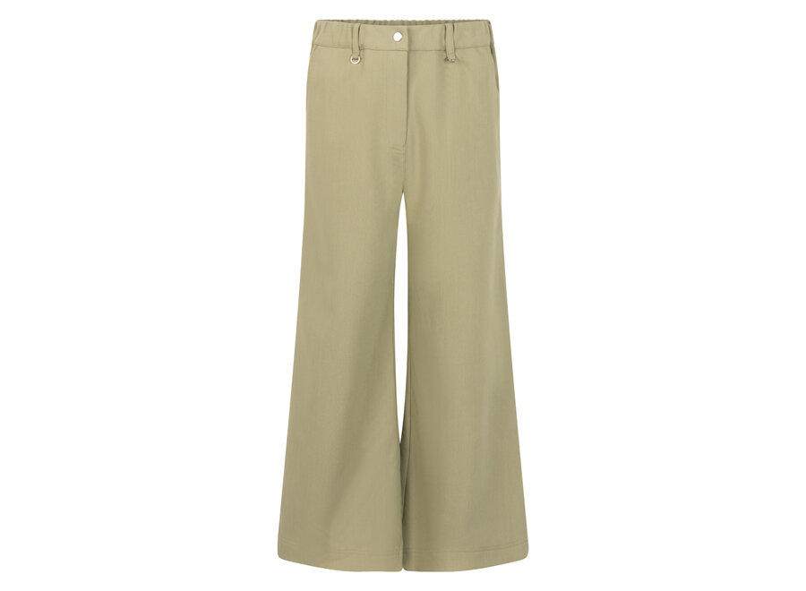 Trousers Carly Stripe Vis Mossgreen