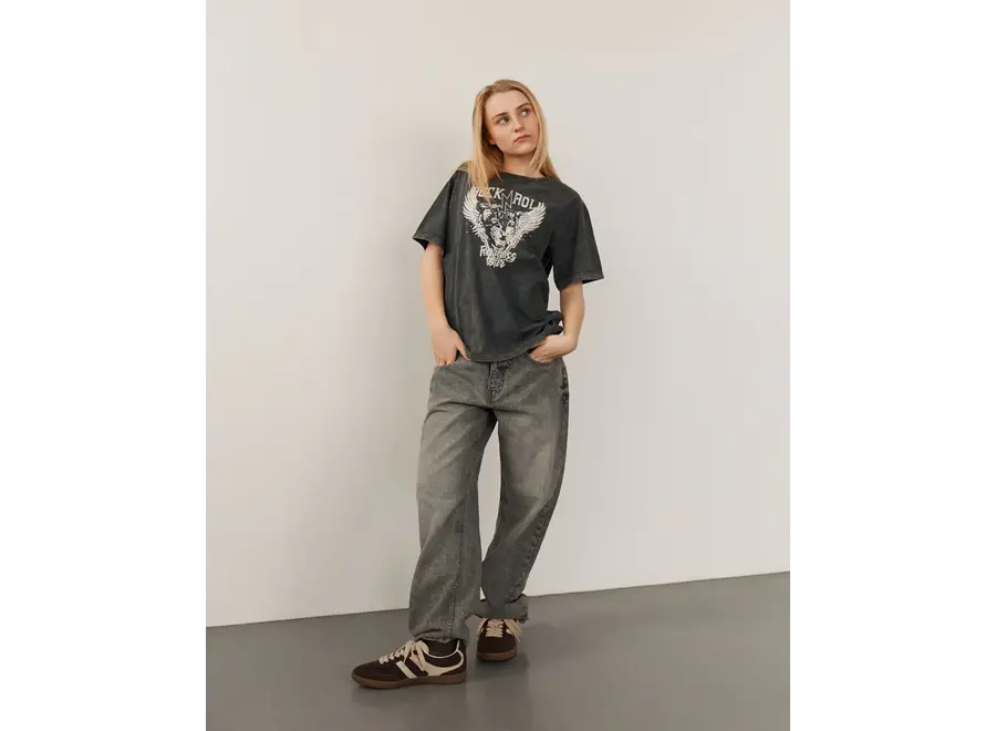 Melikasy low waist trousers 8006 Grey