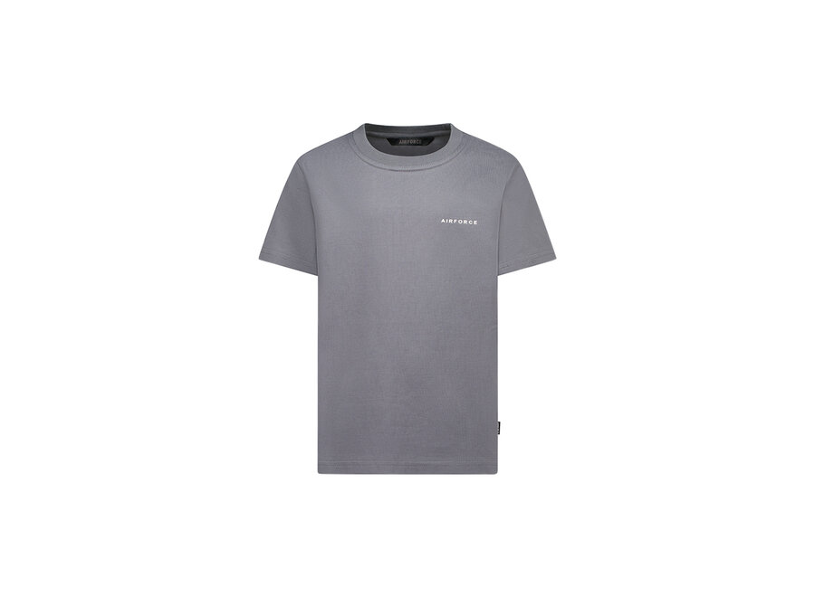 Airforce Basic T-Shirt Pewter\White