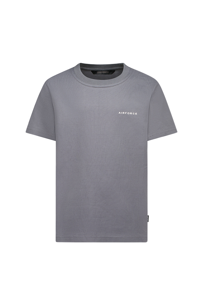 Airforce Basic T-Shirt Pewter\White