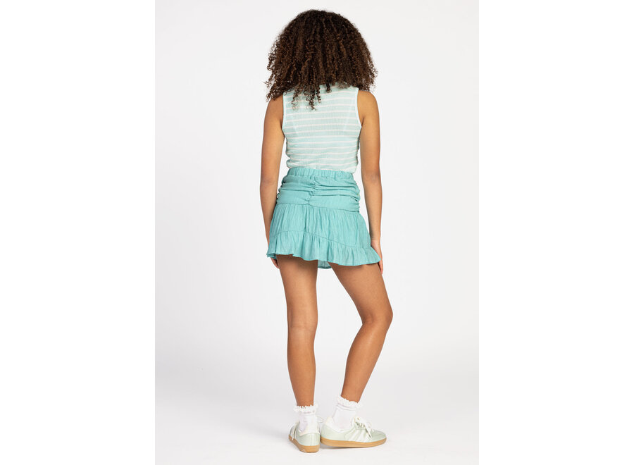 Top Daira Stripe Pes Aquamarine
