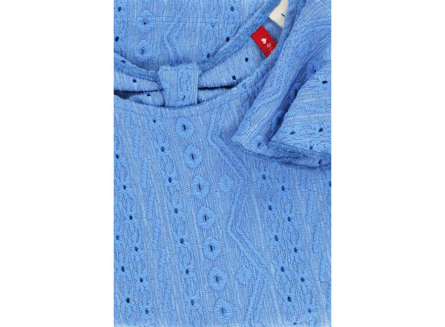 Little Fancy Lace Top Kobalt