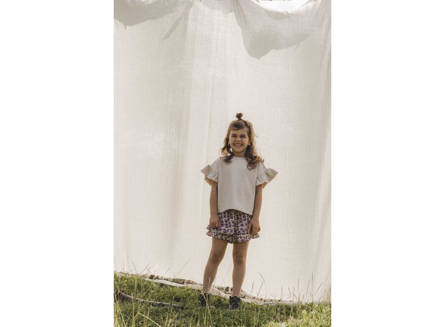 Little Short Sleeve Sweater Desert Sand