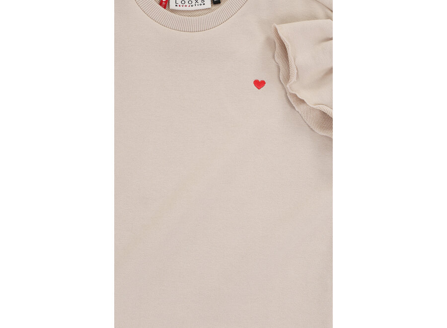 Little Short Sleeve Sweater Desert Sand