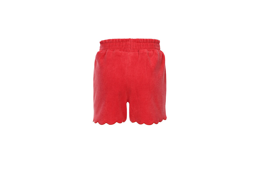 Little Terry Shorts Red Apple